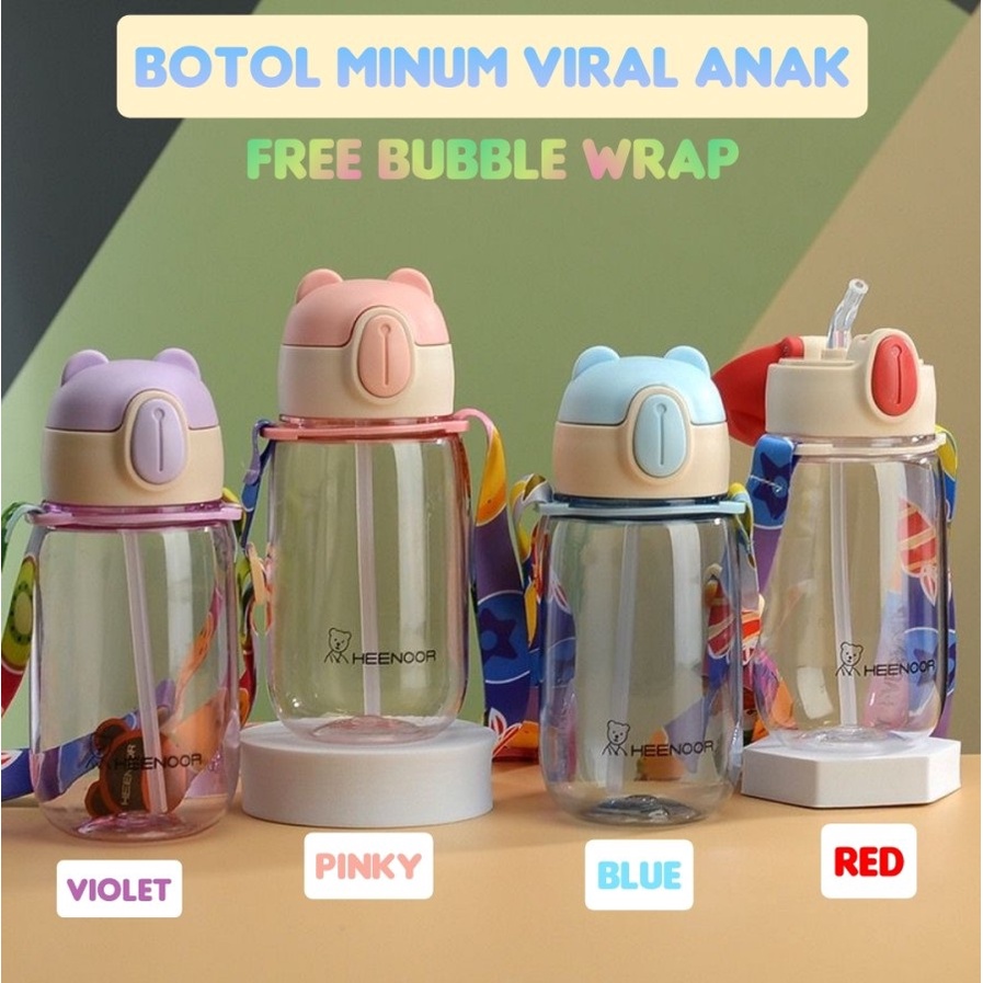 Botol Minum Anak Korea Bear Botol Minum Karakter Viral!!