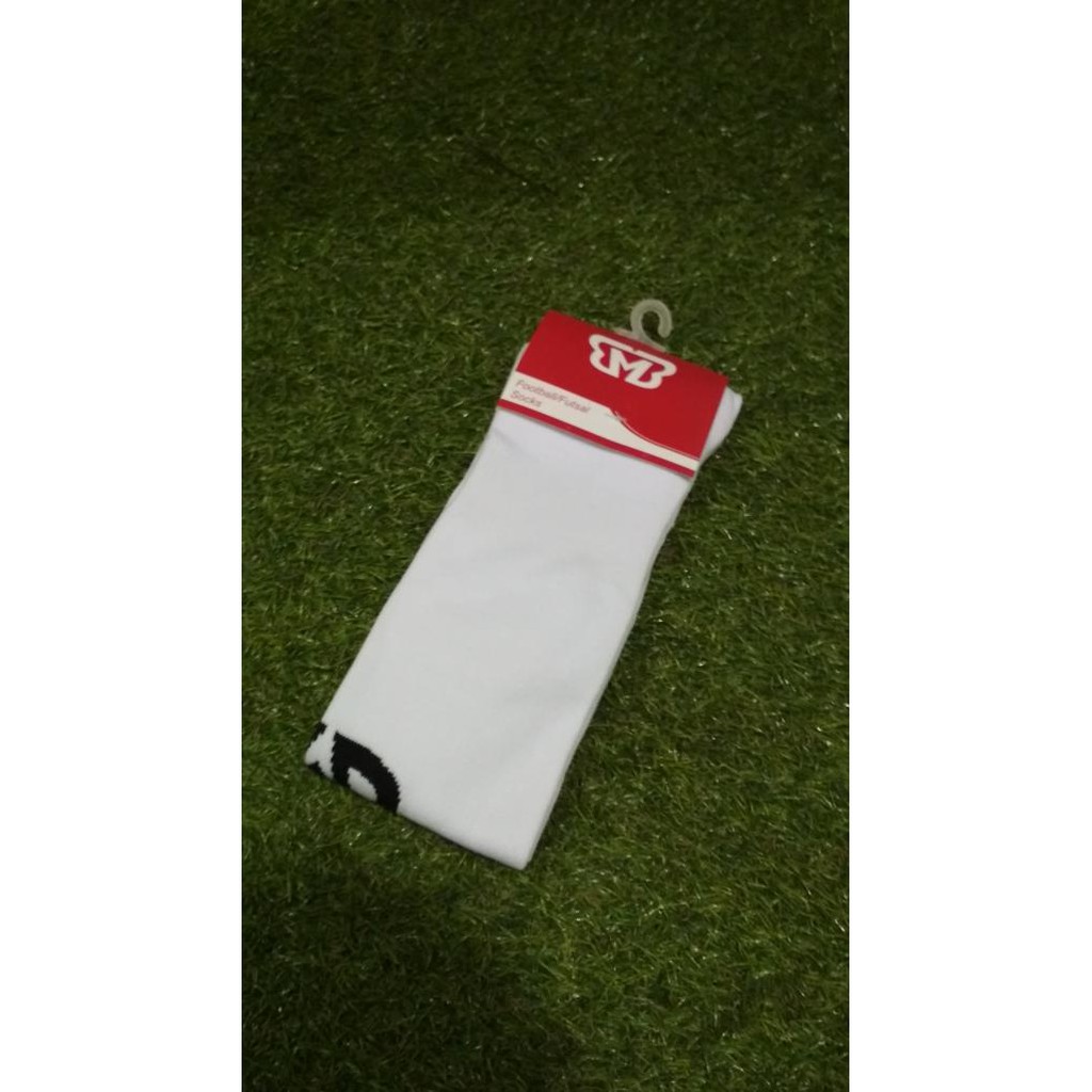 Mbb Apparel Kaos Kaki Futsal/Bola Putih ( Logo Mbb ) -Futsal