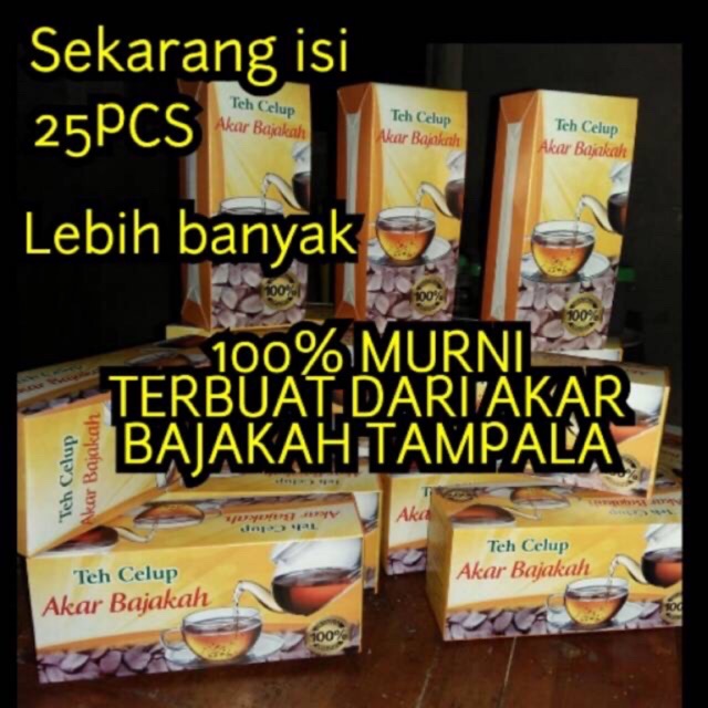 TEH CELUP AKAR BAJAKAH TAMPALA 25PCS herbal obat kanker dan tumor teh bajakah siap seduh nablfashion