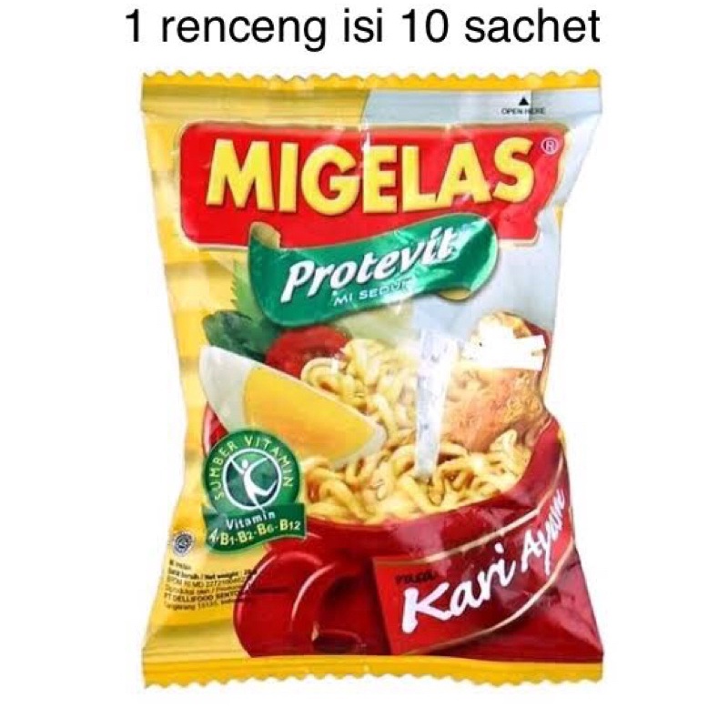 

Mie gelas Siap santap