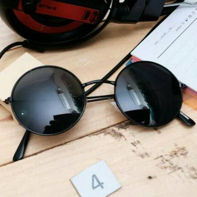 Kacamata Boboho Hitam Pria I Kacamata Korean I Sunglasses Trendy Vintage