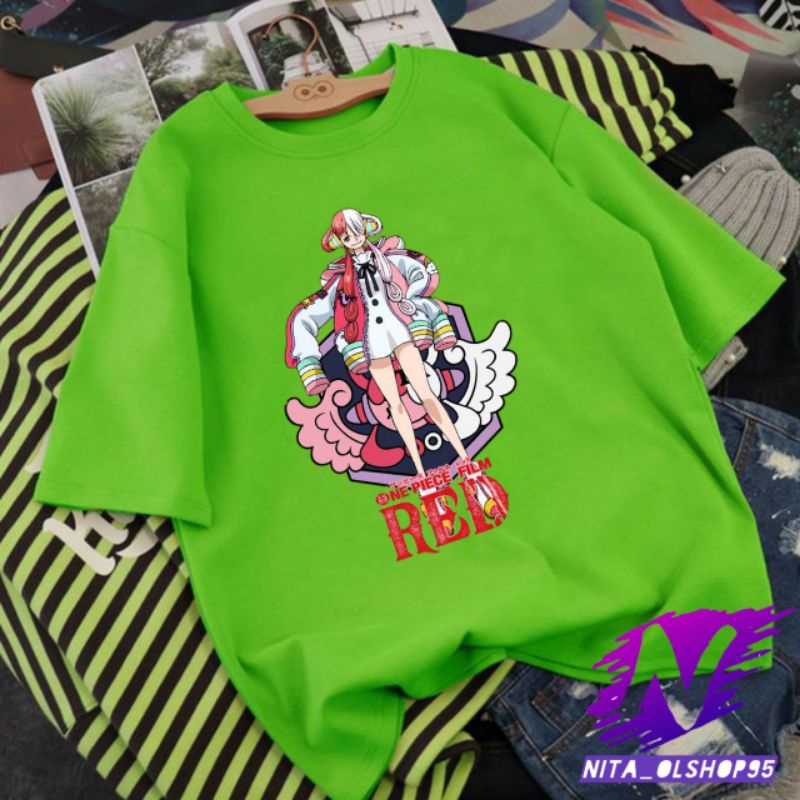 kaos anak one piece film red uta