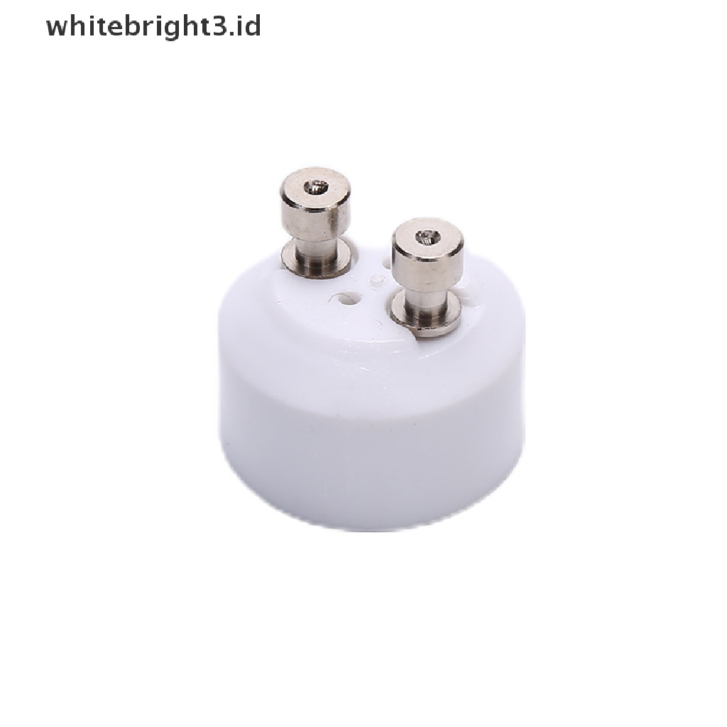 (whitebright3.id) Gu10 Ke MR16 Adapter Konverter Socket Base Lampu Halogen