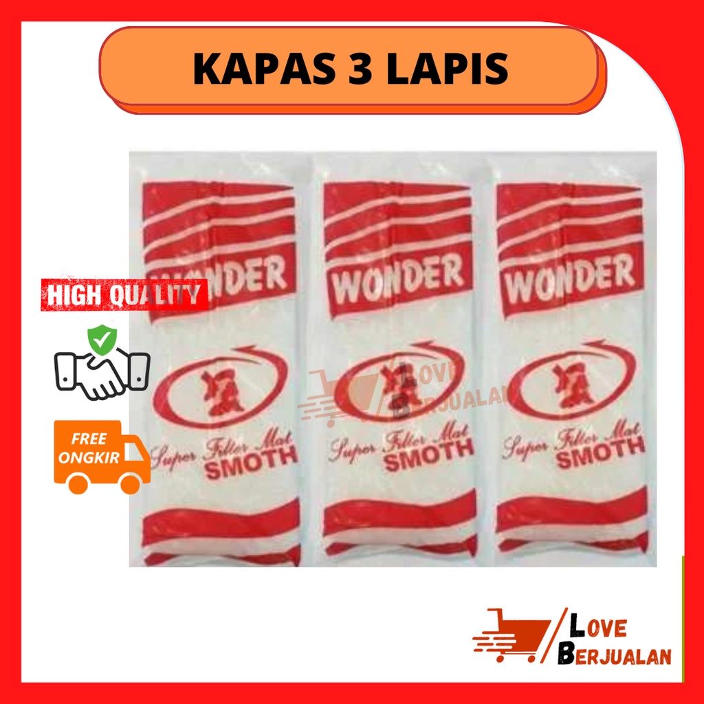 Kapas Busa Filter 3 Lapis Aquarium