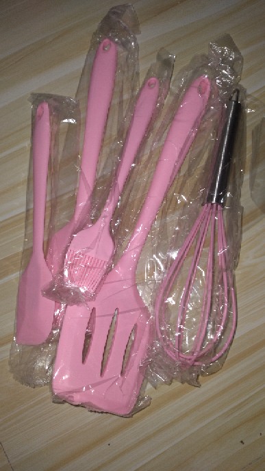 Alat Masak Set/silikon Spatula Set/food Grade Peralatan Dapur/silicone Utensil Set  Tahan Panas