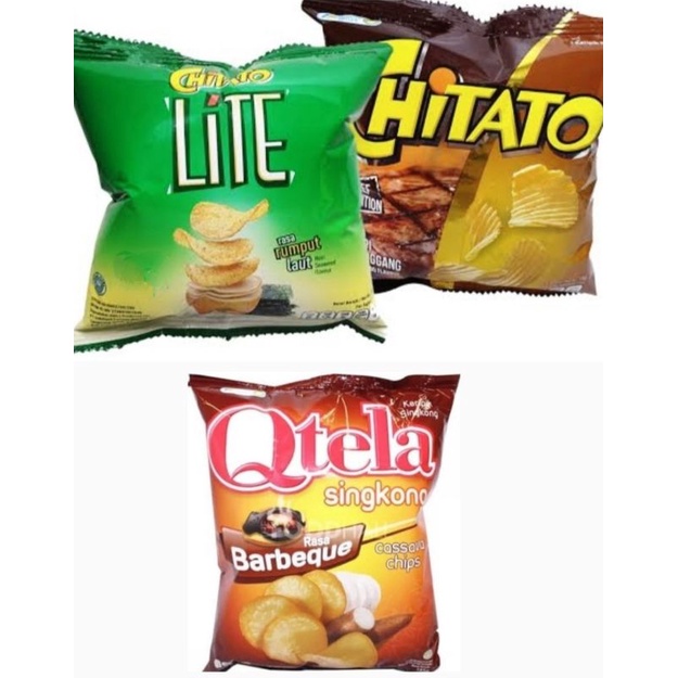 

Chiki Chitato / Chiki Chitato Lite / Chiki Qtela ( isi 10 pcs @30gr )