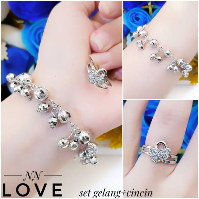 Xuping set perhiasan laois emas 24k 2516h