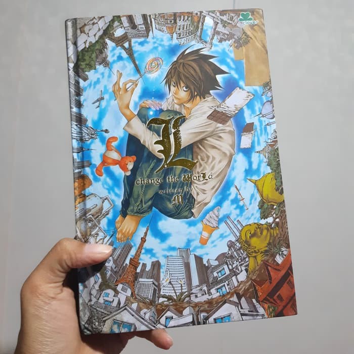 L Change The World Novel Hard Cover Death Note Shopee Indonesia
