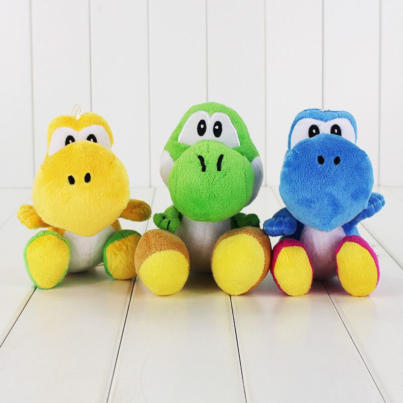 18cm Super Mario Bros Plush Yoshi Joeut Stuffed Animal Doll Soft Pendant Gift