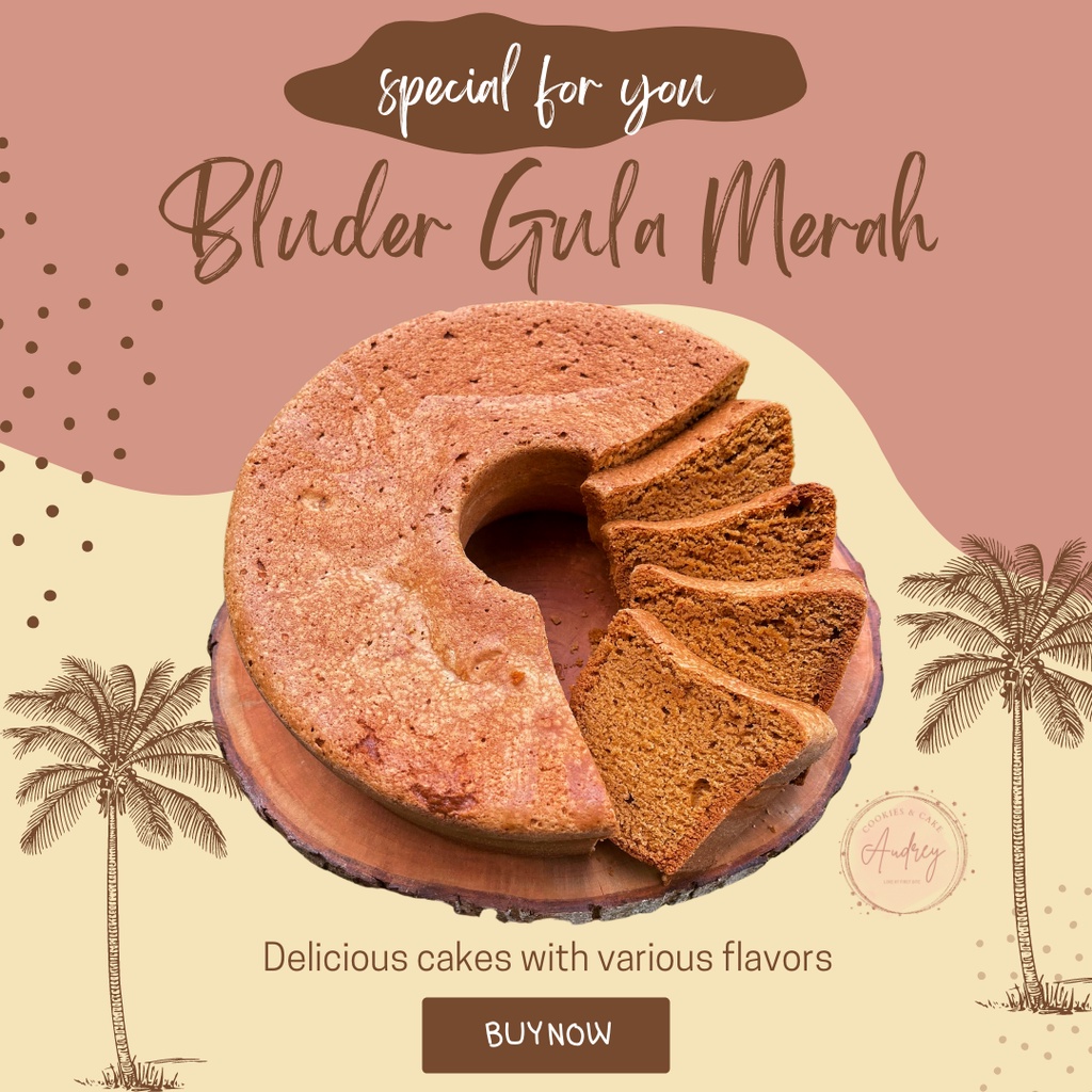 

BLUDER GULA MERAH ( ONBITJKOEK ) ukuran 24cm
