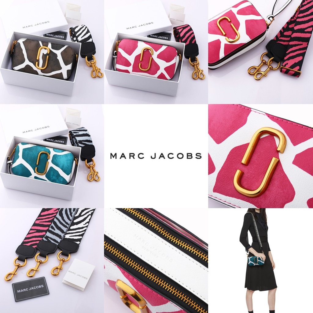 Marc Jacobs Snapshot "ZEBRA" Camera Bag with Box M3803 / 7090