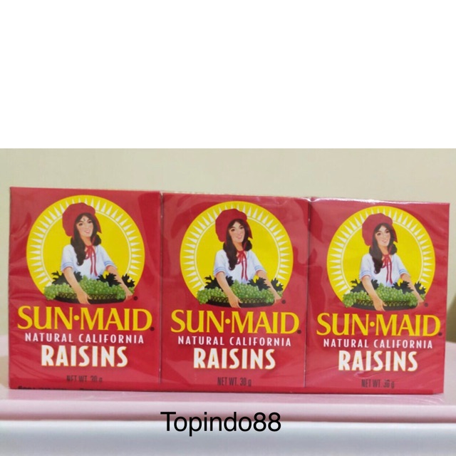 

Sun main/California Raisins/kismis mini isi 6 pack