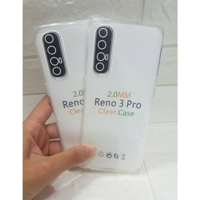 0RI Softcase Clear Case Sillikon Kondom Case Bening Casing Oppo Reno 3 Pro