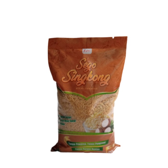 

Beras singkong organik / Sego Singkong 700 gram / Beras Sehat Cocok Buat Diet / Beras Pulen