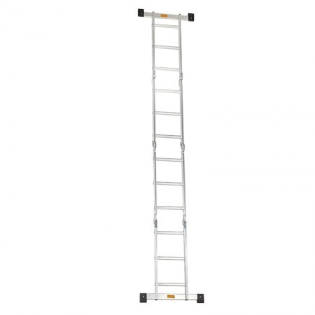 Tangga Lipat Aluminium Multifungsi 3,7 METER Alat Pertukangan Ladder 3.7 Perlengkapan Rumah Tangga Renovasi 4 in 1 Serbaguna Kuat Kokoh