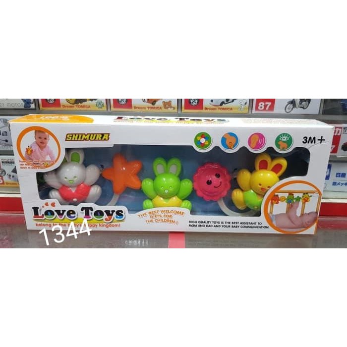 Dijual MAINAN BAYI LOVE TOYS MAINAN BAYI GANTUNG LOVE TOYS PACKING BOX 1344 Murah