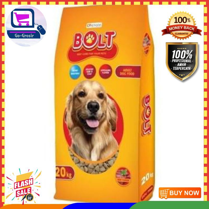 Jual Bolt Dogfood / Dog Food / Makanan Anjing Beef 20 KG (Bentuk ...