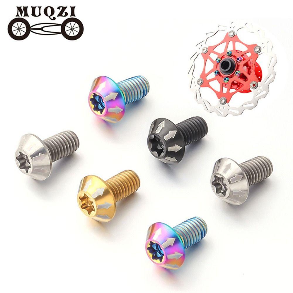 R-FLOWER 2pcs Sekrup Titanium T25 Ultralight Bagian Sepeda MTB Bicycle Screw