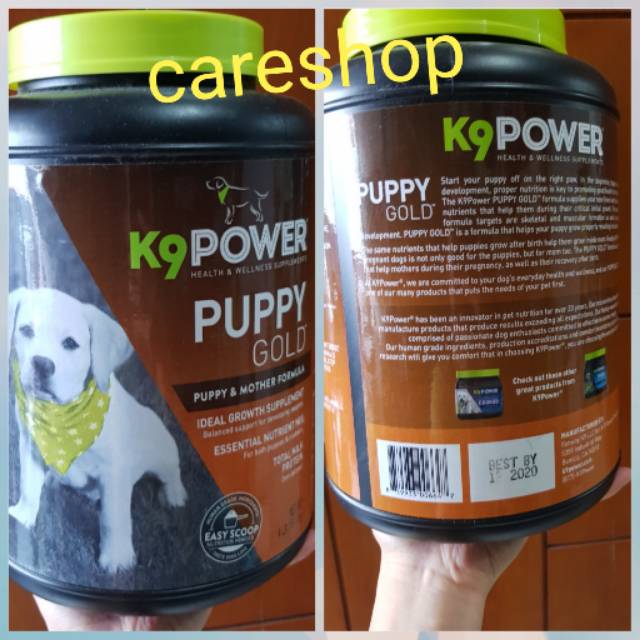 Vitamin Anjing K9 Puppy Gold and Mother Formula EXP 2025
