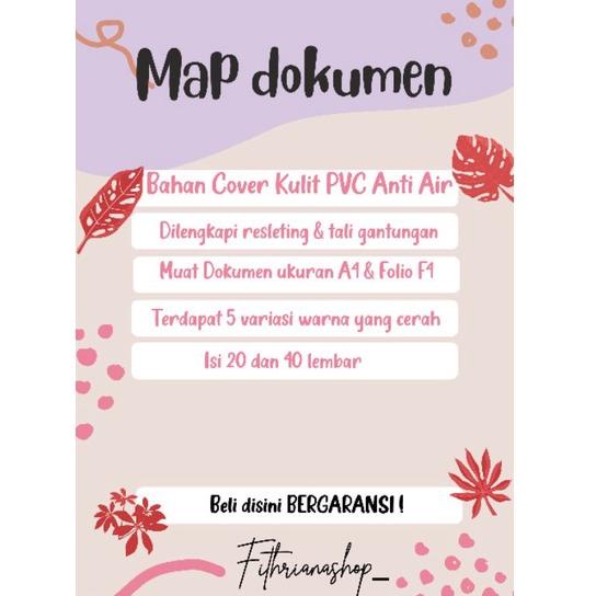 

[KODE 8PJYZ] [BISA COD] Map Dokumen/ Dokumen Keeper / Map Ijazah Resleting Anti Air