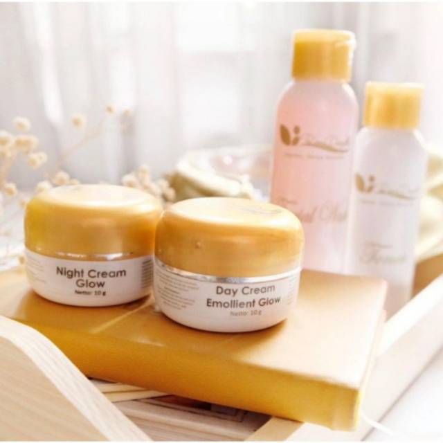 PAKET CREAM RINNA DIAZELLA RD TONER GLOWING ORIGINAL ASLI 100% BPOM - Pkt Toner Basic