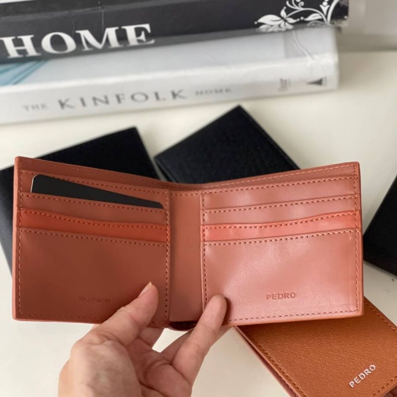 10.10 SALE | PDRO Men Leather Bi-Fold Wallet with Insert