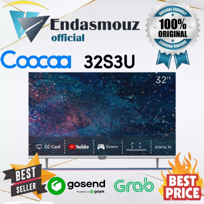 Jual Coocaa Led Tv 32s3u Smart Tv Bezel Less 32 Inch Indonesia Shopee