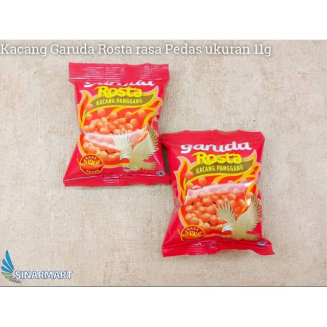 

KACANG GARUDA ROSTA RASA PEDAS 12 GRAM RENTENG / RENCENG / SACHET