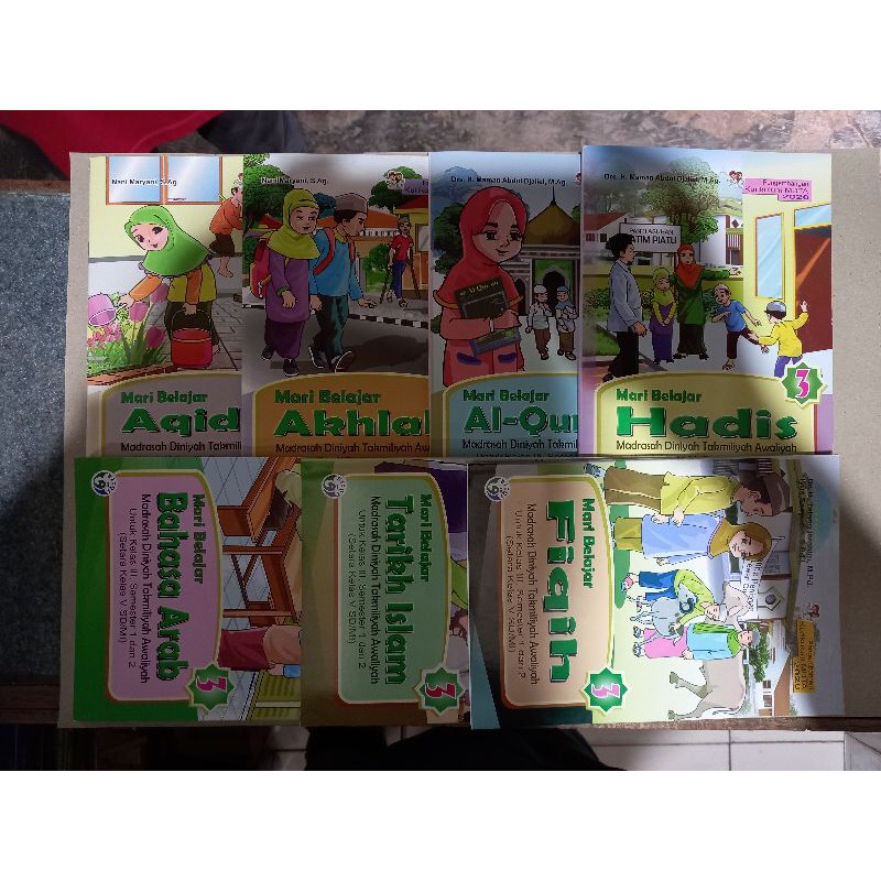 Buku Paket MDTA 3 (setara kelas 5 SD/MI) Kurikulum 2020 Madrasah Diniyah Takmiliyah Awaliyah