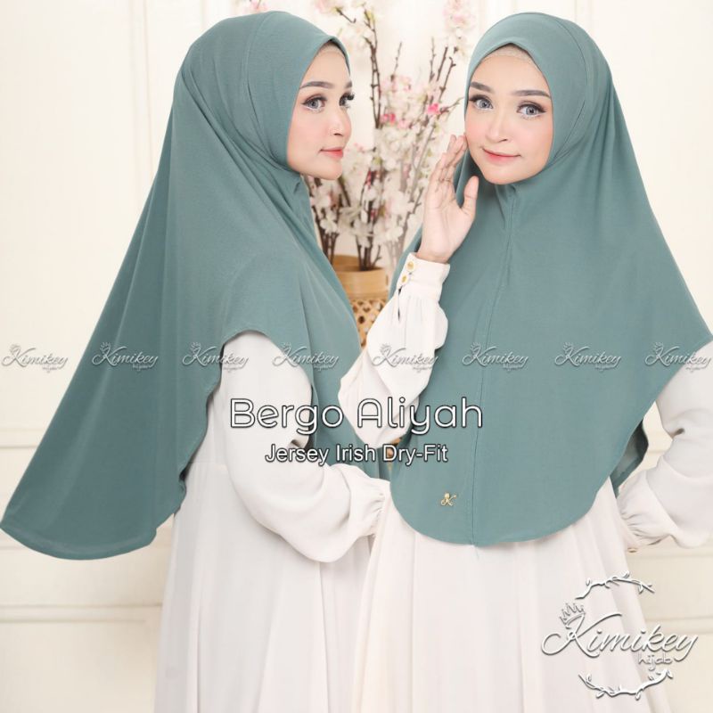 BERGO ALIYAH ORI MERK KIMIKEY HIJAB/JERSEY IRISH