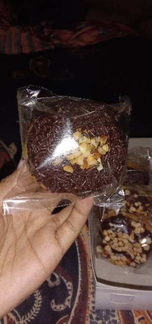 Donat kentang coklat+opp