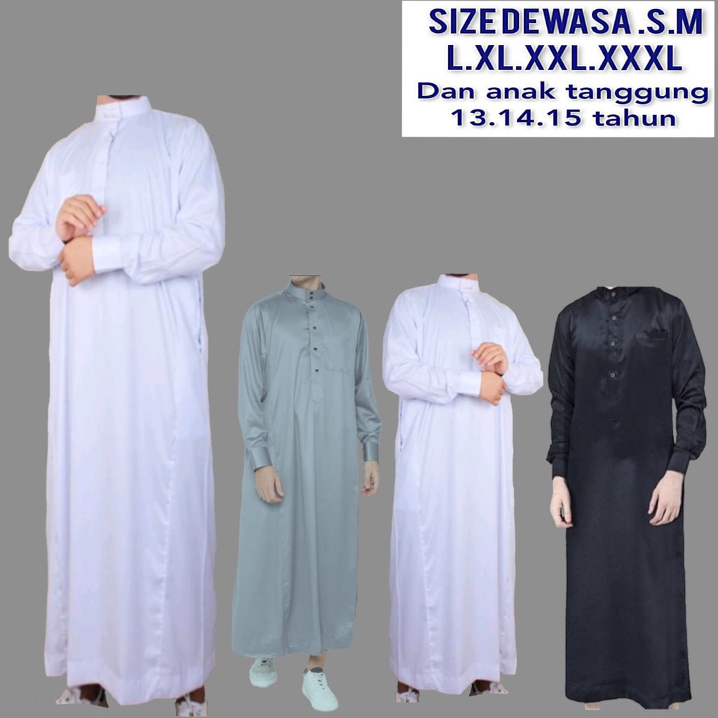 JUBAH MANSET jubah pria gamis laki laki gamis pria TERLARIS