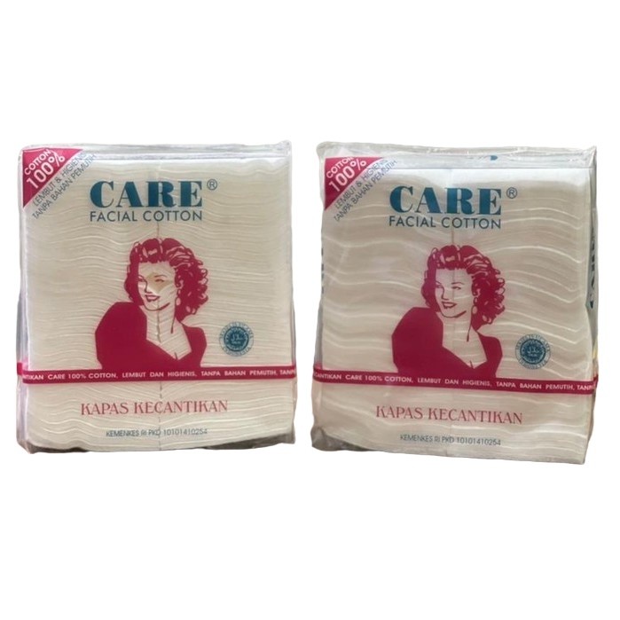 CARE FACIAL COTTON KAPAS KECANTIKAN 35g /centraltrenggalek