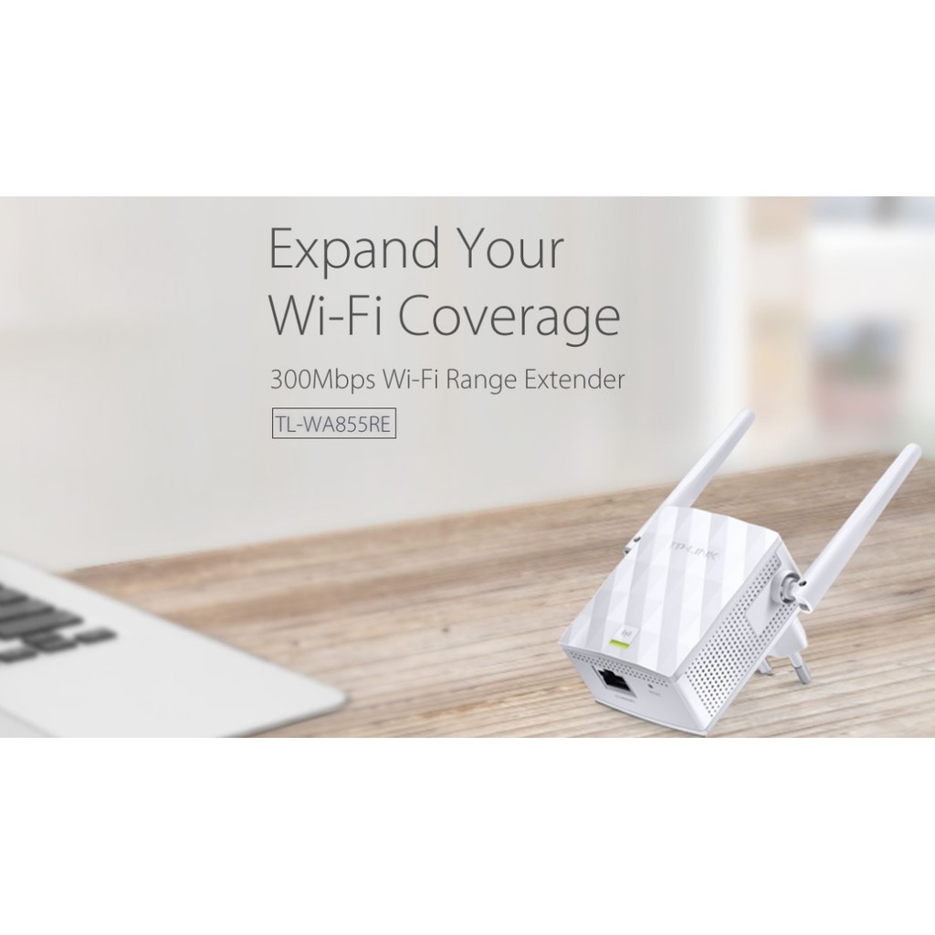 WiFi Extender TP-LINK 300Mbps TL-WA855RE - Wi-fi range extender tplink wa855re