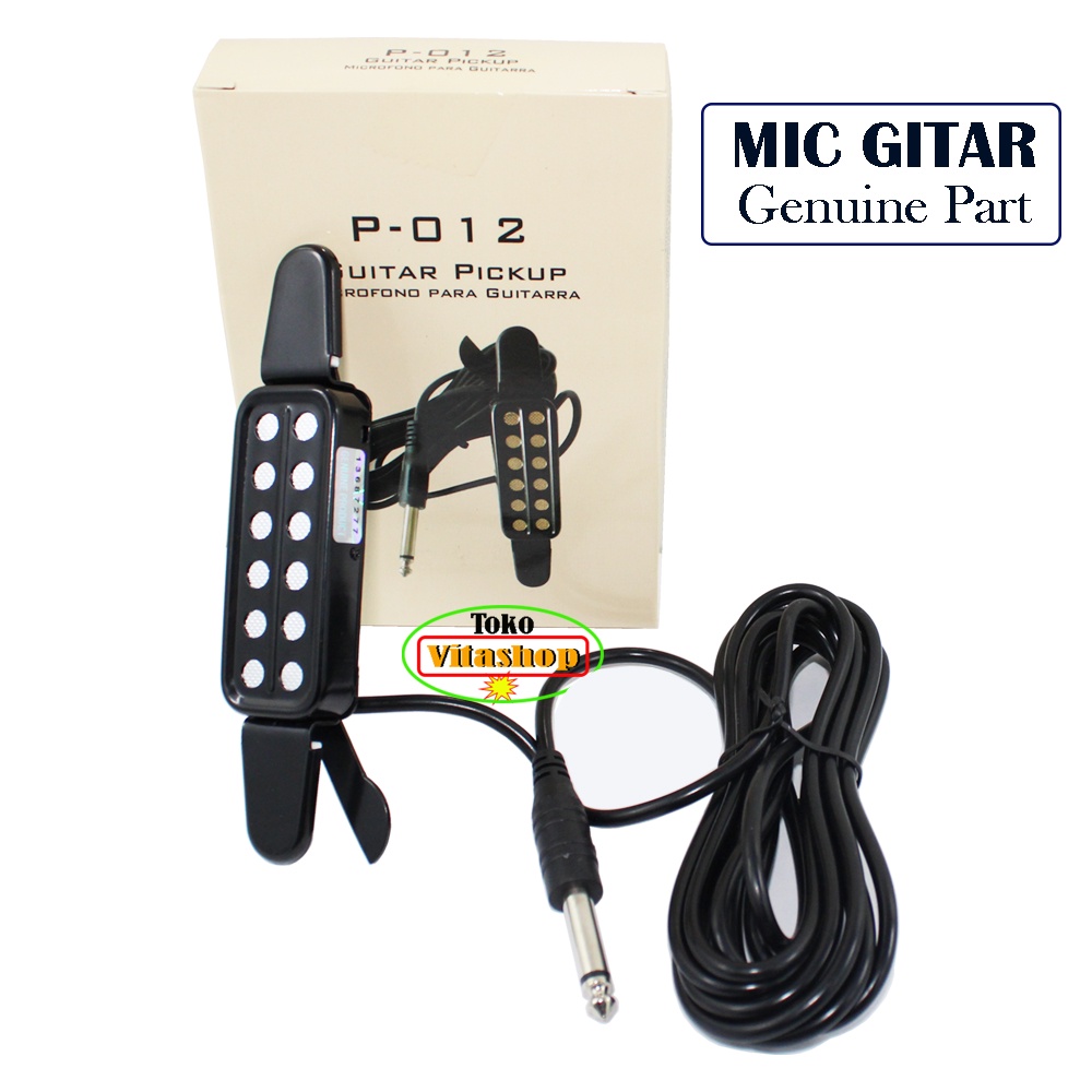 MICROPHONE GITAR ACOUSTIC GUITAR / MIC GITAR P-012 HOLD PICK UP MIC