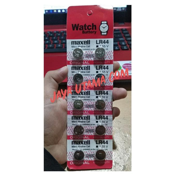 Baterai Maxell LR 44 Original