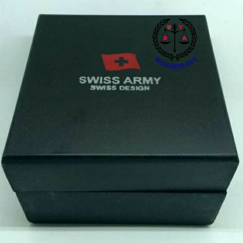 kotak jam tangan box kayu swiss army