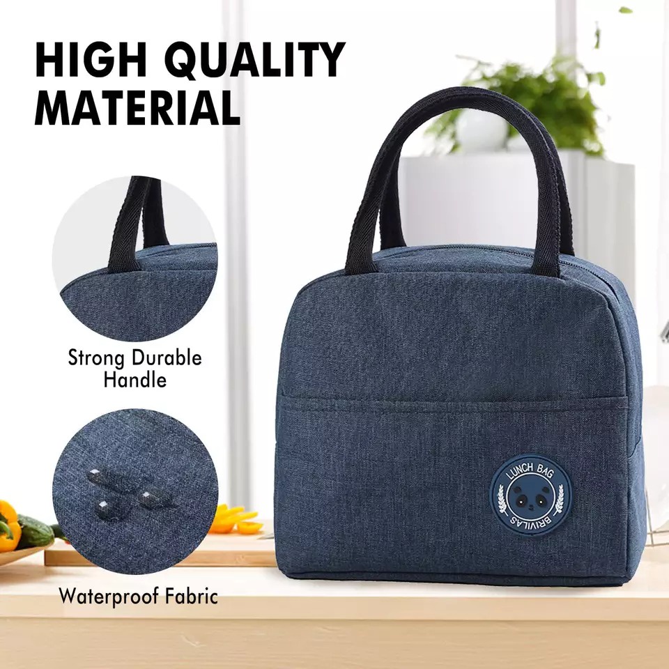 T&amp;Y Tas Bekal Anti Air Lunch Bag Cooler Makanan Anak Tas Lunch Box Karakter Brivilas Lucu Anti Panas Dingin