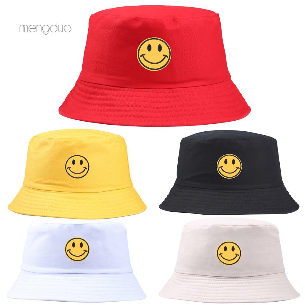 bucket hat smiley