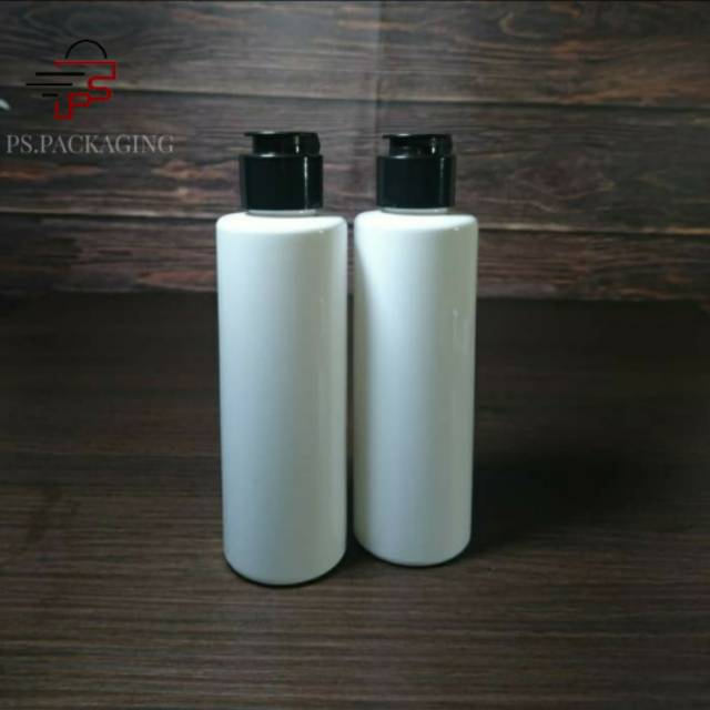 Botol Fliptop 150 ML RF Botol Putih Fliptop Hitam  JAMUR