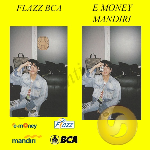 CUSTOM KARTU FLAZZ BCA GENERASI 2 ATAU EMONEY/SALDO 0 - BTS EDITION