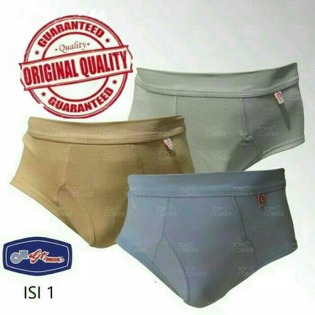 Celana dalam PRIA GT-MAN ORIGINAL / PAKAIAN DALAM Pria GT-Man RPG 704 BW / GTMAN / GT MAN JUMBO