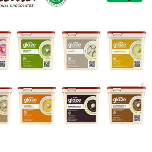 

【flashϟsale】 Colatta dip glaze colata topping repack kiloan colatta dip glaze toping donut collata