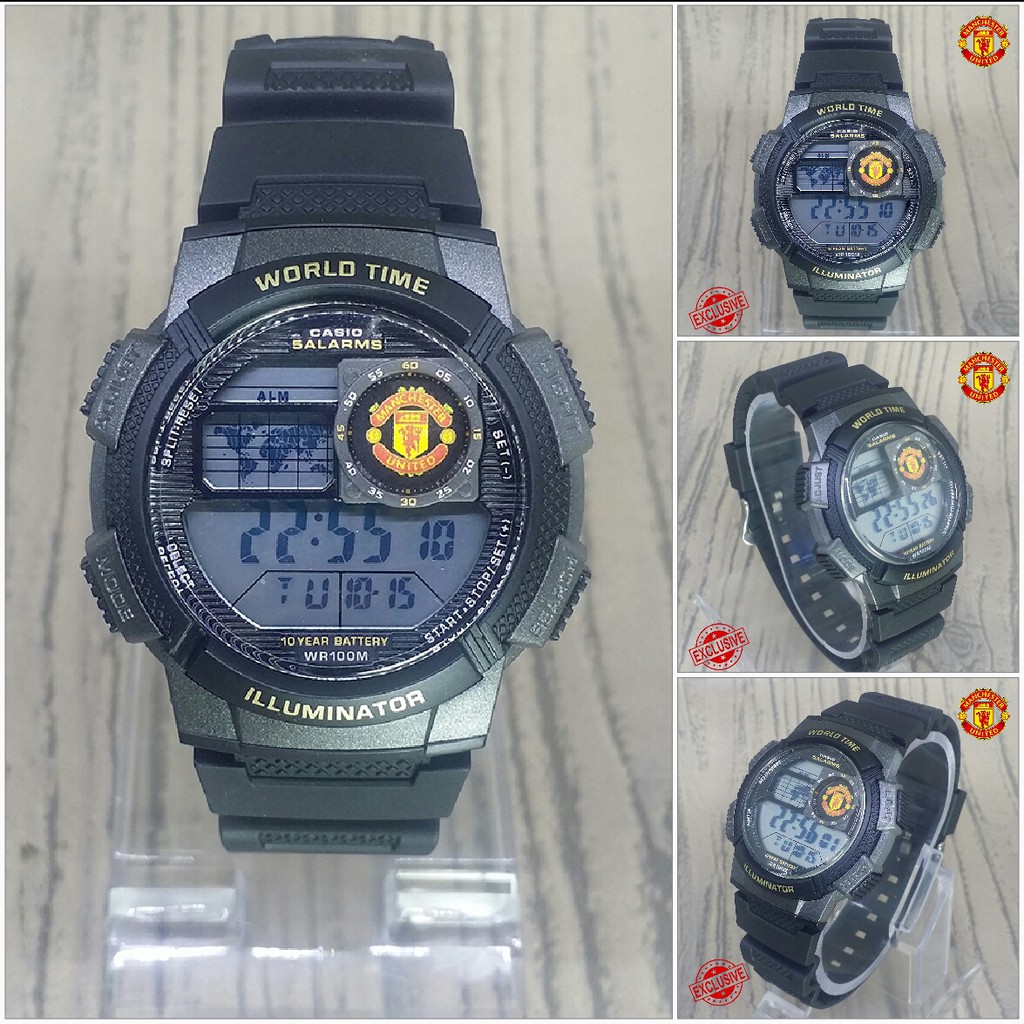 [SUPER EXCLUSIVE] JAM CASIO ILLUMINATOR MANCHESTER UNITED DIGITAL