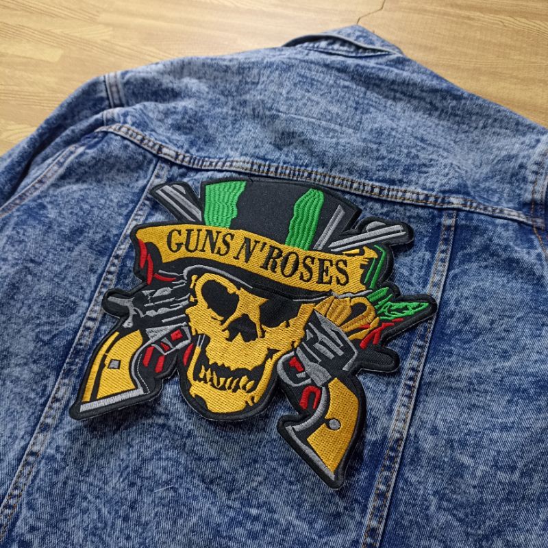 Backpatch bordir besar Guns N Roses Best Quality