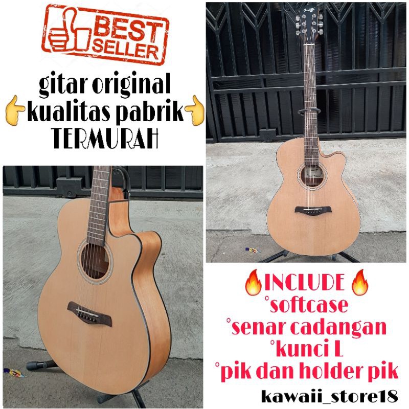 gitar akustik cowboy GWC-235NA gwc 235 na original solid