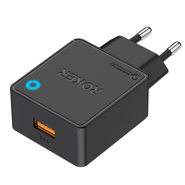 CHARGER - TC ROKER THUNDER QC 3.0 MICRO USB - TYPE-C QUALLCOM RK-C5