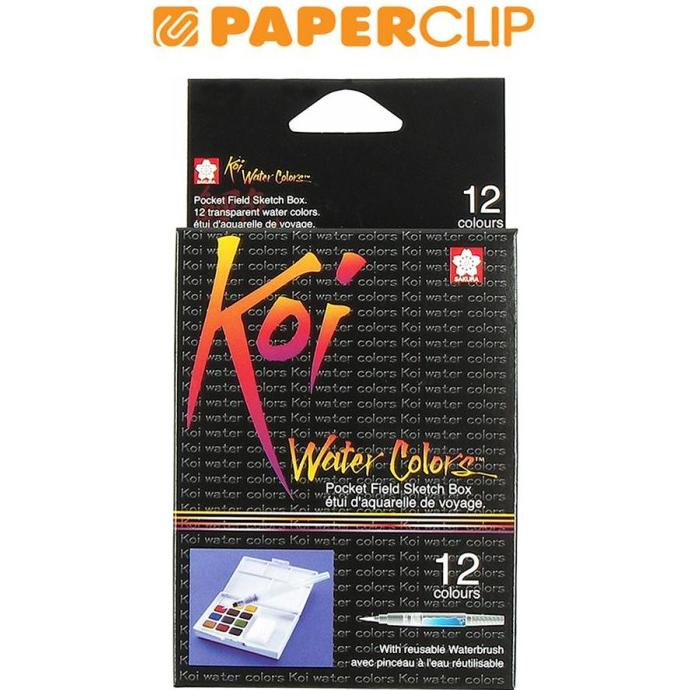 

WATER COLOR SET XNCW12H KOI SAKURA 12 COLOR