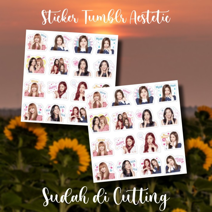 

Stiker Aesthetic Tumblr Gilr Cute Stiker Tumblr Aesthetic Pack by Okashi Store