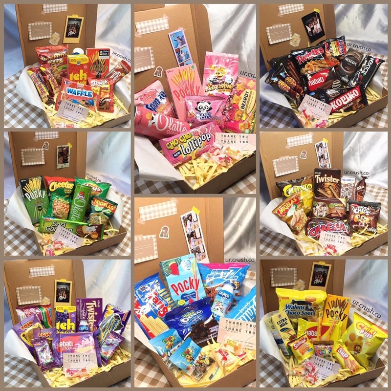 

GIFTBOX SNACK (free kartu ucapan & polaroid)
